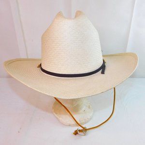 Artel Cowboy Western Hat Genuine Shantung Size 7 3/8 Custom Made In USA Vintage